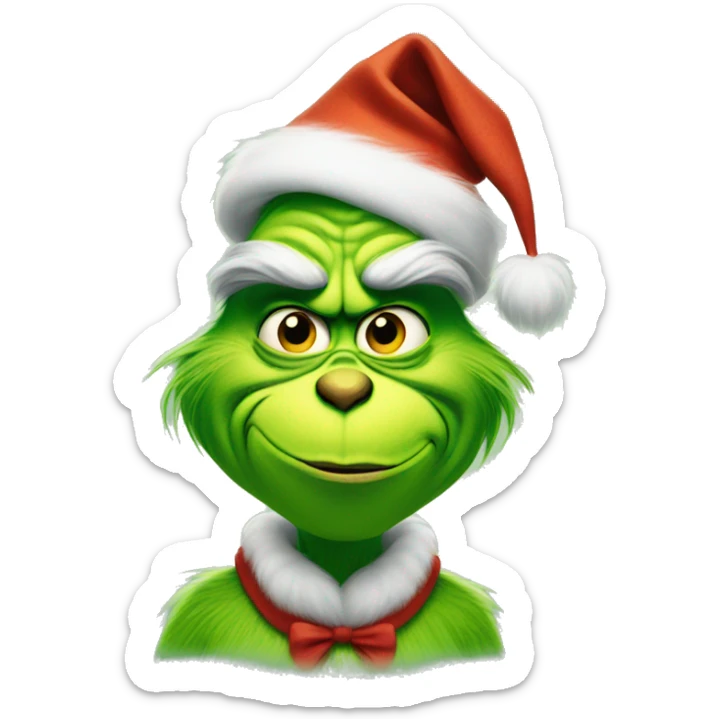 Grinch sticker