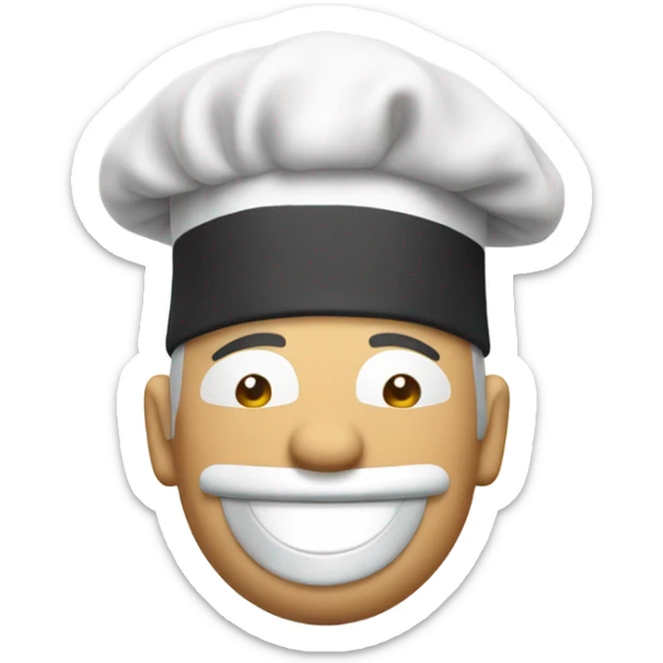 Gorro de chef  sticker