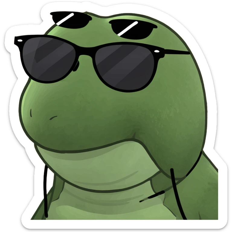 dank memer character with exaggerated skibidi and rizz energy, wearing sunglasses, surrounded by fire, wild over-the-top meme style, vibrant colors, chaotic humorous expression, internet meme vibe sticker