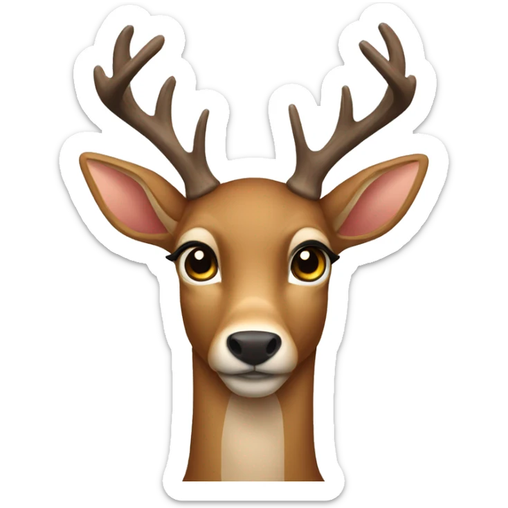 Deer sticker