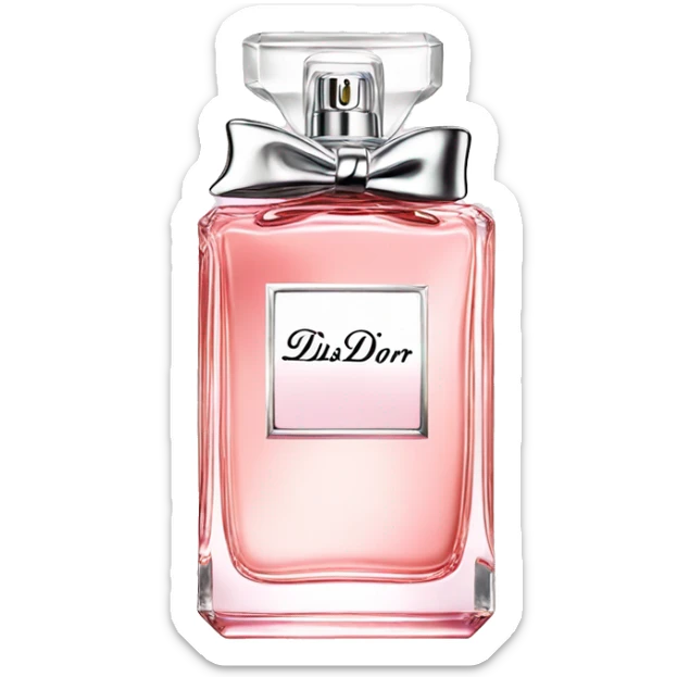 Miss dior perfume sticker