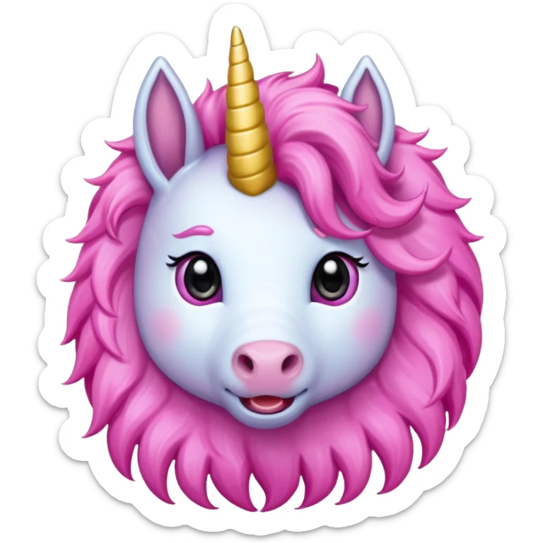 Unicorn pink sticker