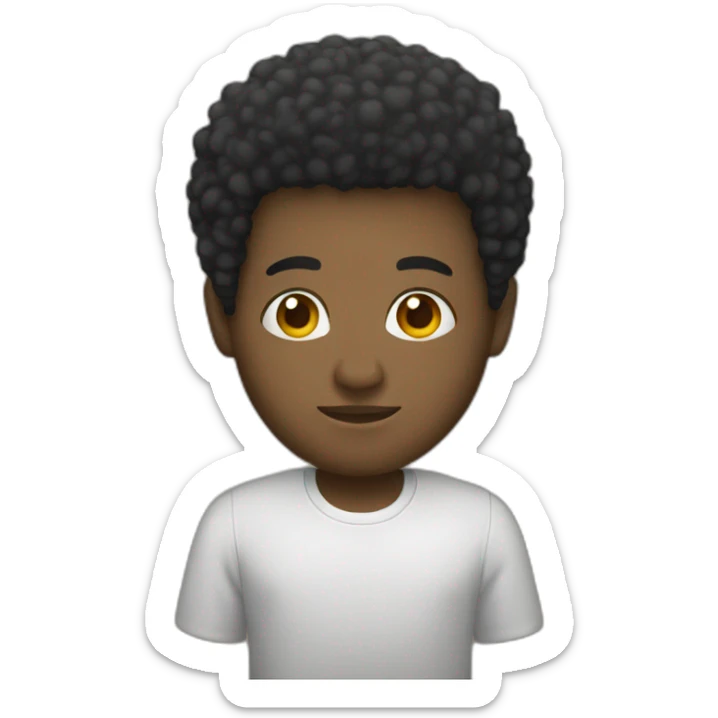 Dominican afro sticker