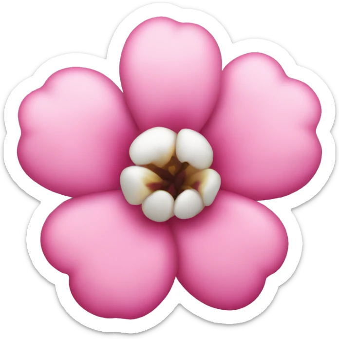Pink flowers sticker