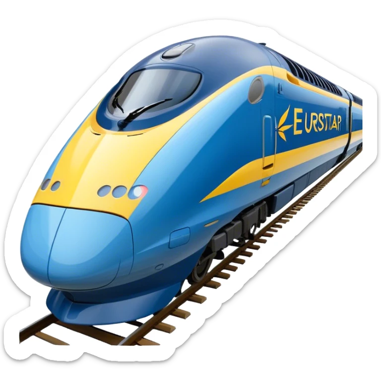Eurostar - Eurostar International (Model Year: 2020) (Iconic colour: Blue and yellow) sticker