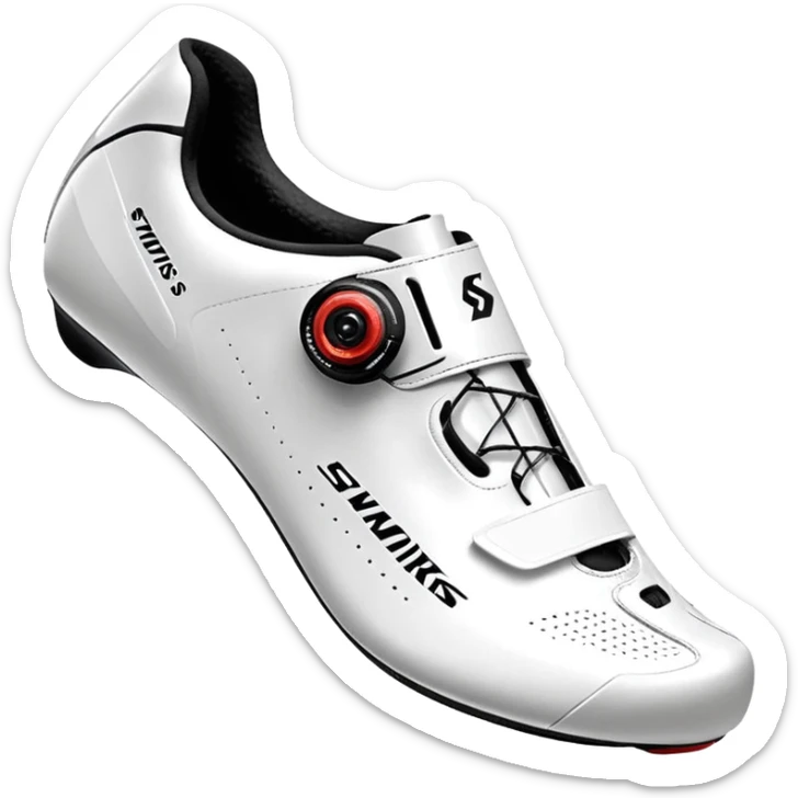 Wight color road cycling shoes looks like s-works torch, without any logo sticker