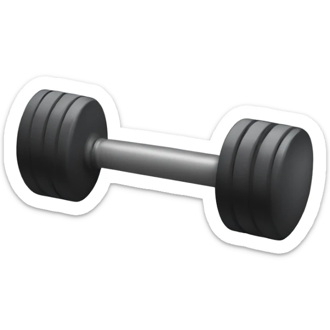 Dumbbell sticker