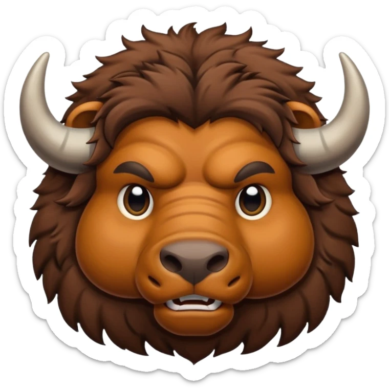 i need a emoji which can show i have to upload image of a cattle or buffalo  sticker