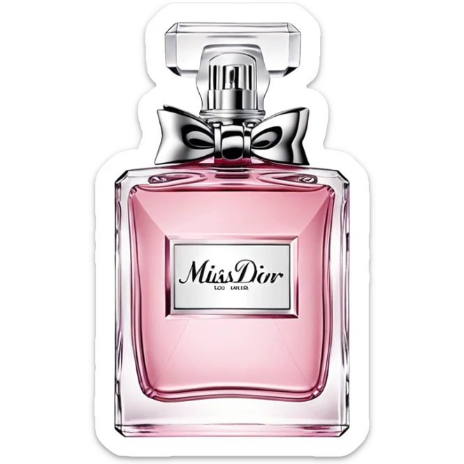 Miss dior perfume sticker