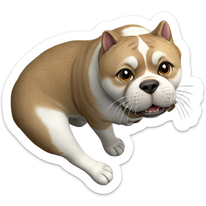 realistic indoor animal portrait sticker