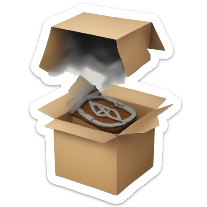 skibidi ohio sigma gyatt fanum tax in a box sticker