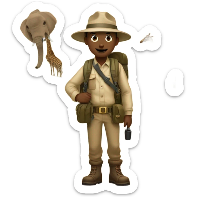Africa explorer  sticker