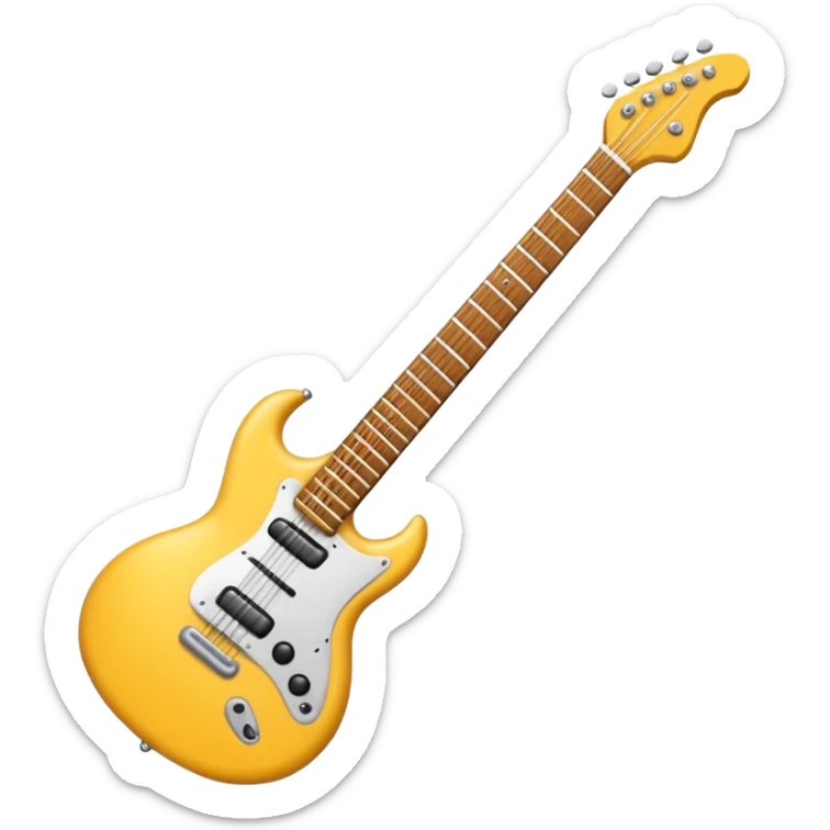 Bana elinde elektronik gitar olan bir kulaklıklı emoji yapar mısın sticker