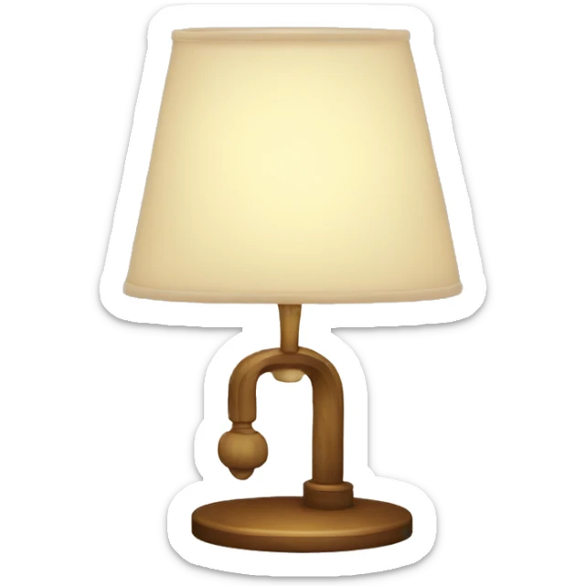 bed lamp sticker