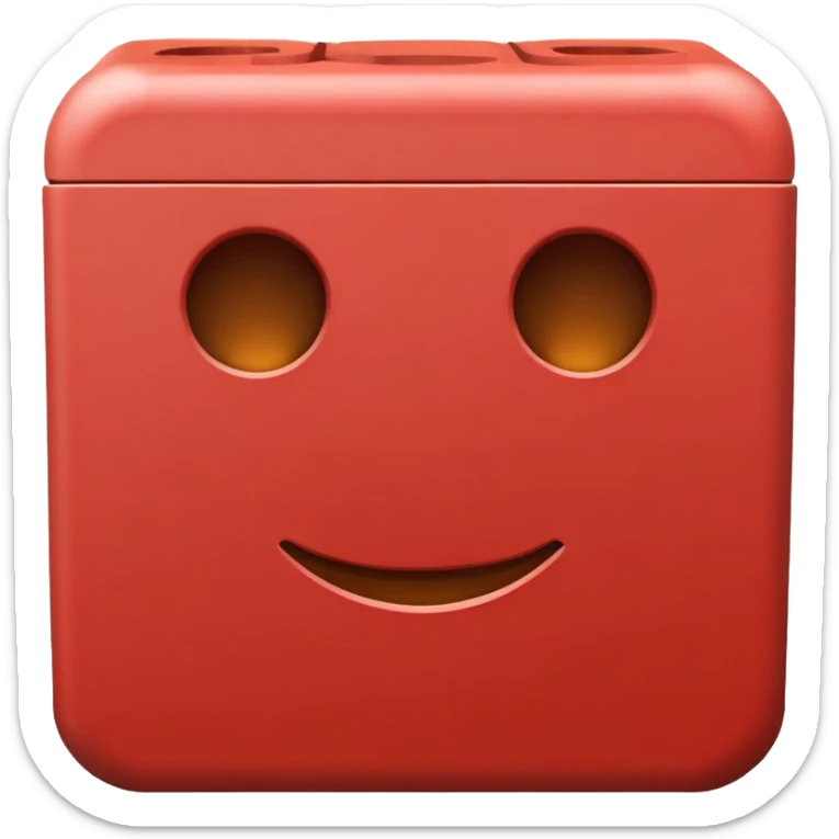 brick icon sticker