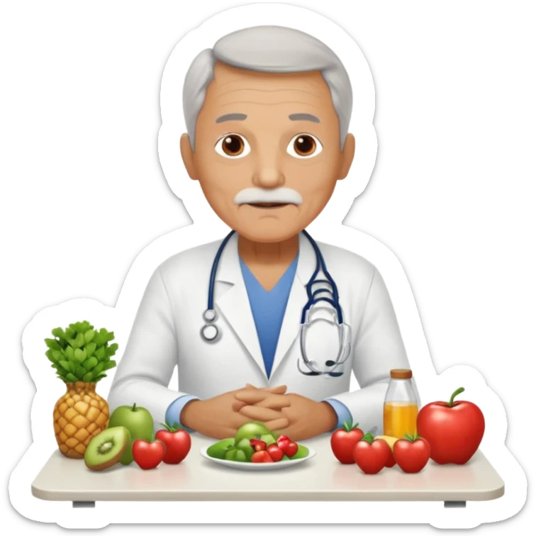 puedes crear una imagen de un abuelo de 63 años con una enfermedad cardiovascular?? pero puedes poner donde creas adecuado ya sea al rededor o donde se vea vbien habitos saludables como buena alimentacion signos vitales.. sticker