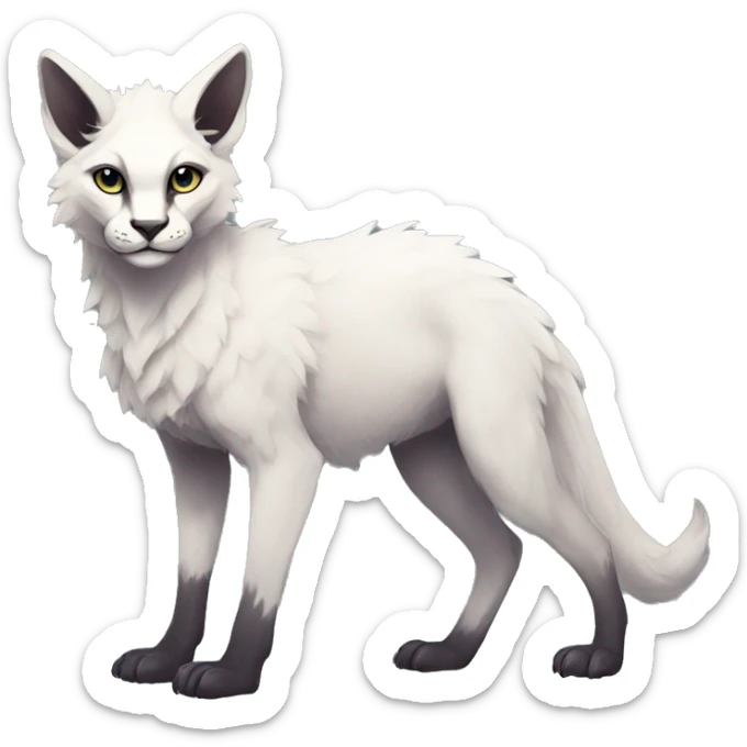 Modern Rare Fantasy Vernid-Trico-species by LiLaiRa full body sticker