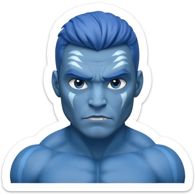 Avatar man sticker