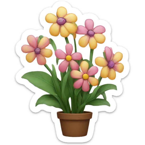 Flowers sticker