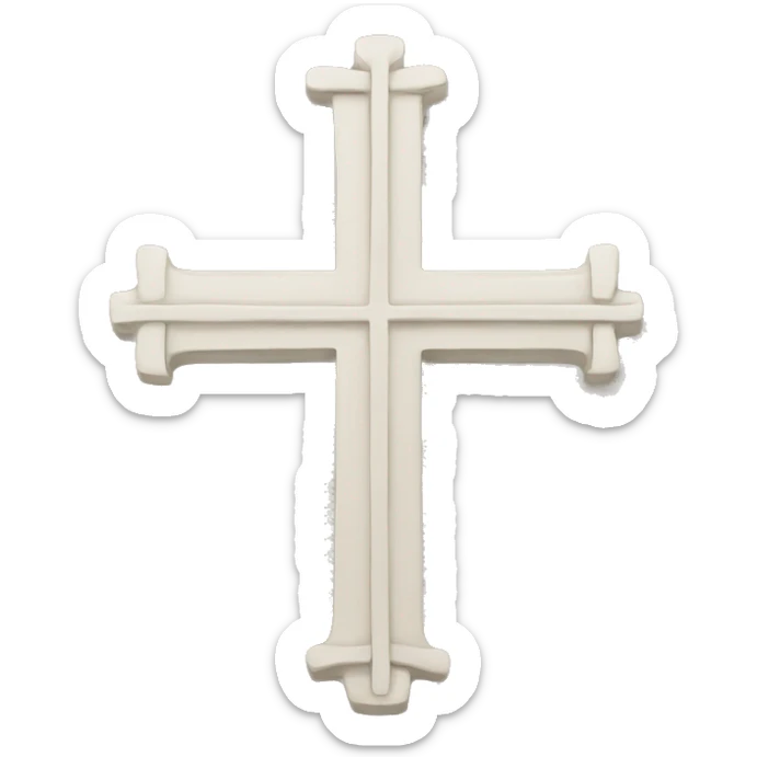 Cross sticker