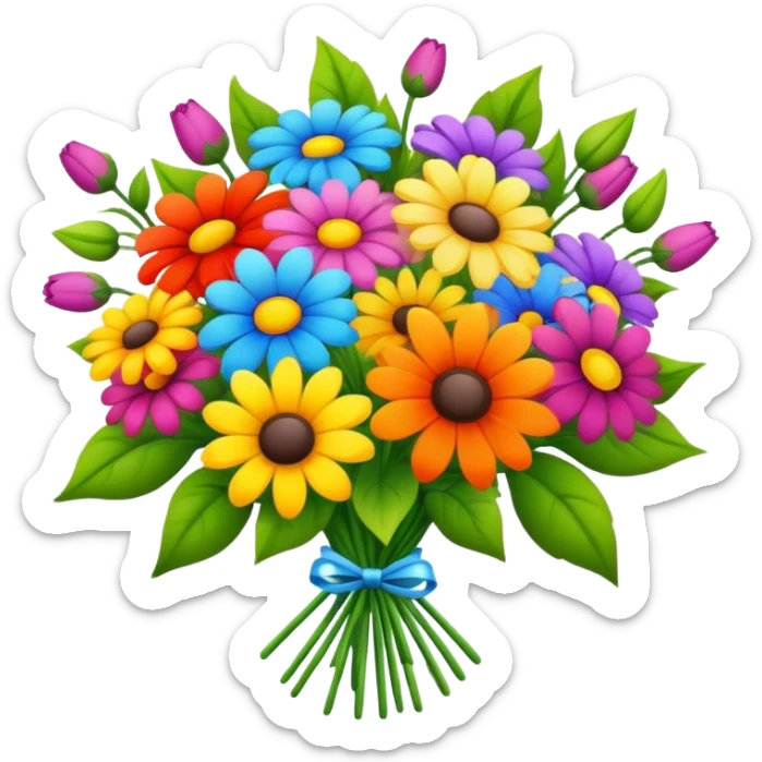 flowers sticker