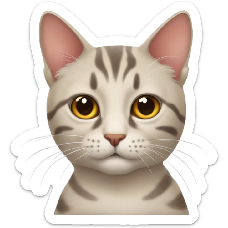 román cat sticker
