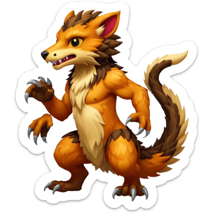 Grem2-Gremz-Vernid-Wickerbeast-Fionbri-fusion, full body sticker