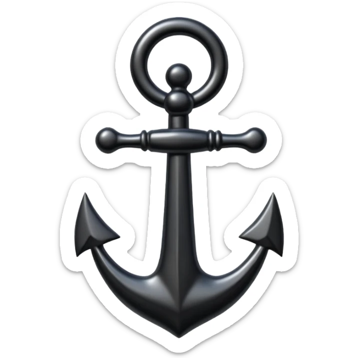 Je veux un emoji encre dans ce style là : ⚓ je veux qu’il représente l’amour sentimentale et attachant vers une personne plus discret le signe d’amour  sticker