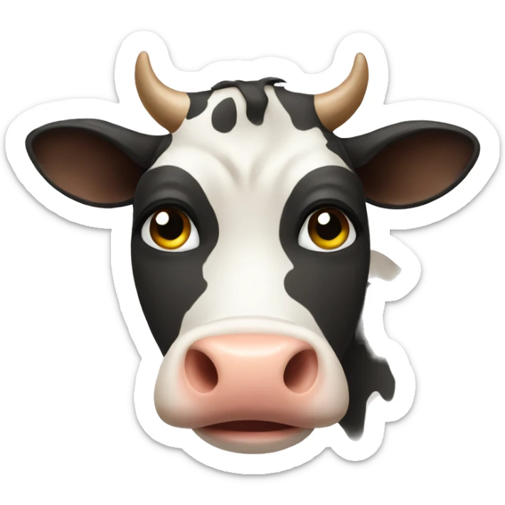 Cow sticker