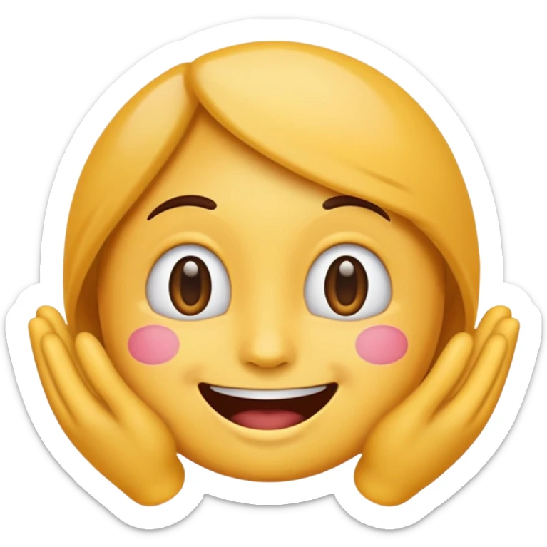 emoji representing the emotion of 'nostaljoy', a creative blend of sticker