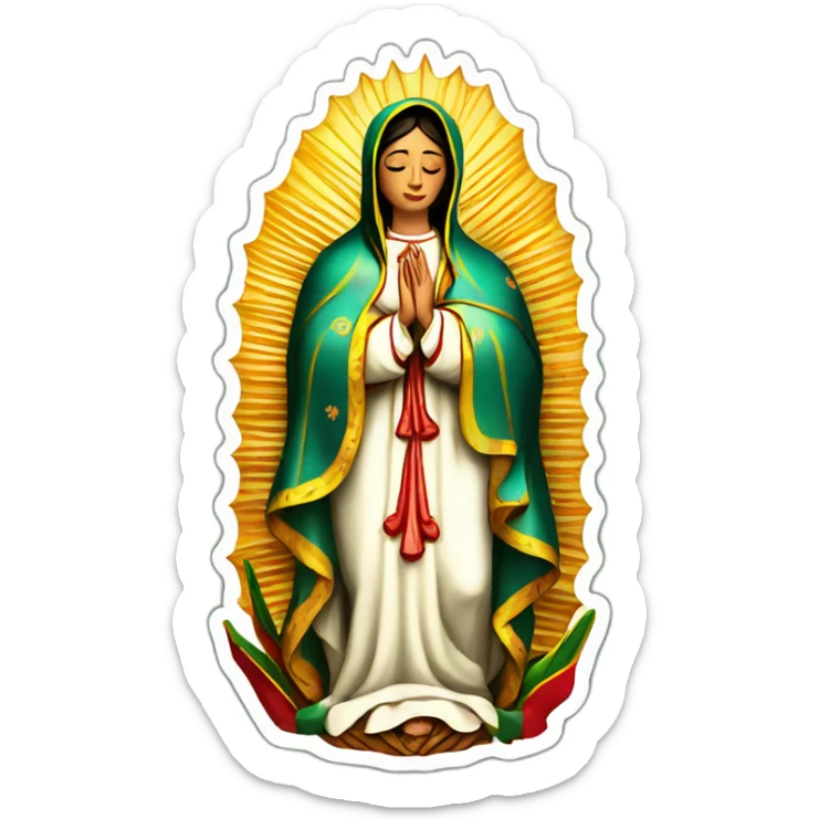 virgen de guadalupe sticker