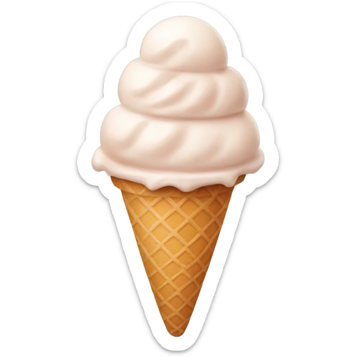 Ice cream sticker