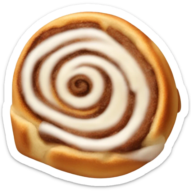 Cinnamon roll sticker