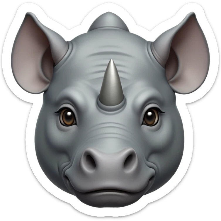 cinematic-noble-rhinoceros-portrait-emoji,-poised-and-regal,-with-a-massive,-powerful-build-and-a-thick,-armored-hide-of-slate-gray,-deep-set-soulful-piercing-eyes,-simplified-yet-sharp-and-sophisticated-features,-highly-detailedlarge black eyes sticker