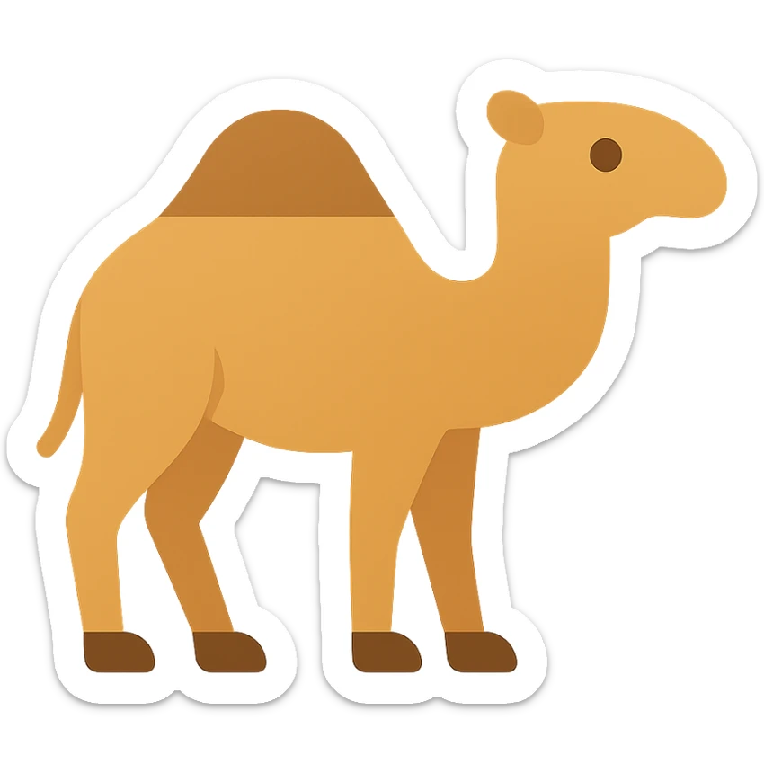 Camel sticker