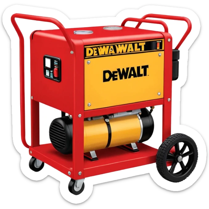 diy wood cube pancake air compressor cart plans for dewalt compressor wooden cube, red color sticker