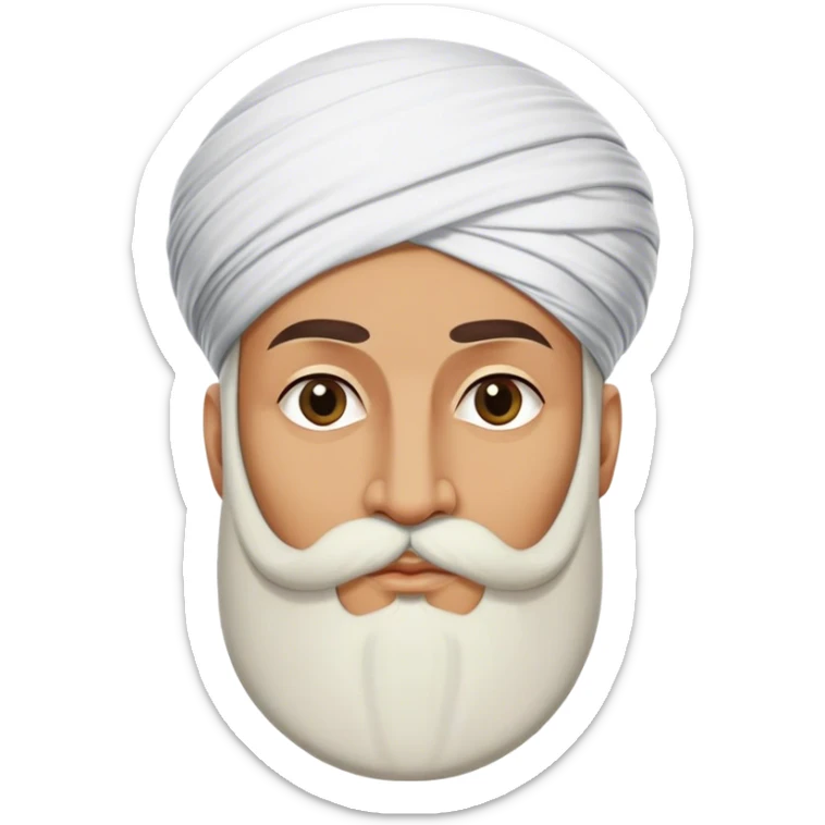 ​Cinematic Realistic Portrait of Suleiman the Magnificent, depicted as a regal Ottoman sultan adorned with a large, white, round, tall turban and a majesti beard, his commanding gaze bathed in warm, historic lighting that exudes timeless authority and grandeur, sticker