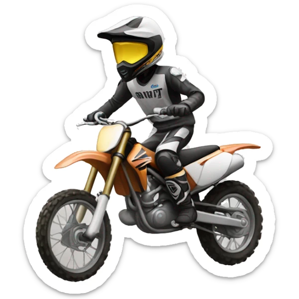 Dirt bike  sticker