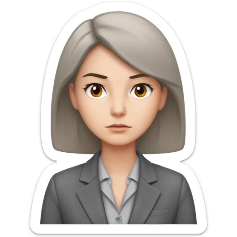 make me a person that works at AHCA and denies every medicare claim. make it a woman  sticker