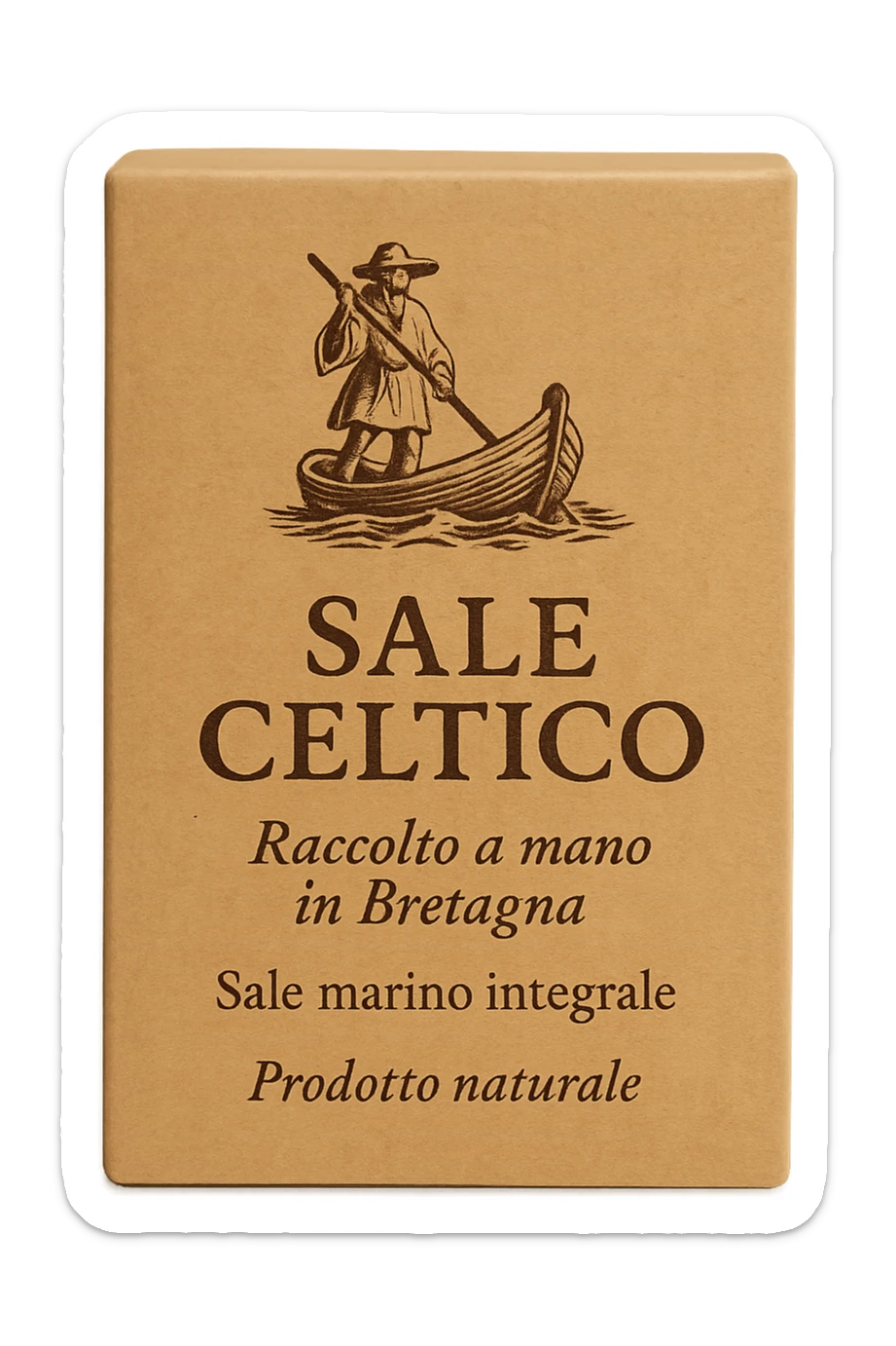 Sale celtico, scatola in italiano sticker