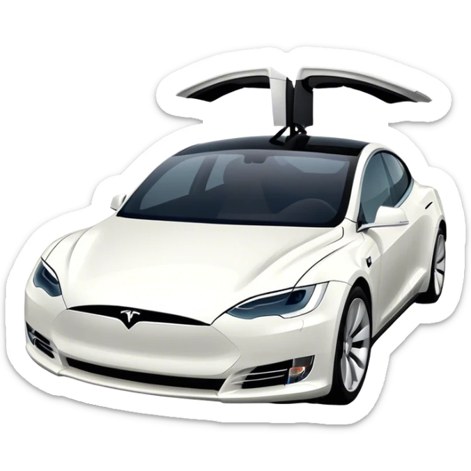 Une tesla sticker
