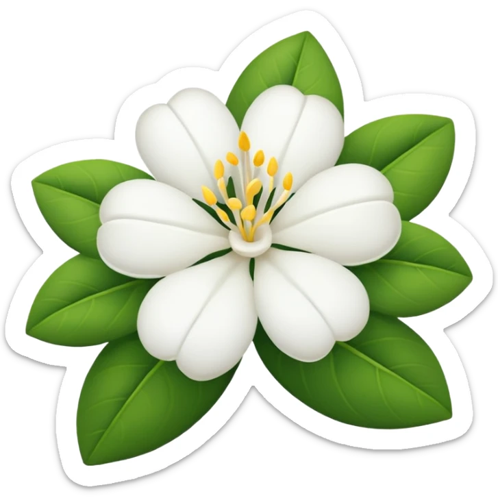 Quiero un emoji que sea una biznaga la flor careacterictica que se llena de jazmín  sticker