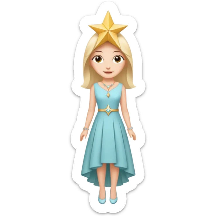 Elegant star mascot illustration inspired by a beauty brand logo, 4-pointed elongated star, sophisticated and minimal flat design, subtle feminine eyelashes, confident soft smile, in hex #250055 sticker