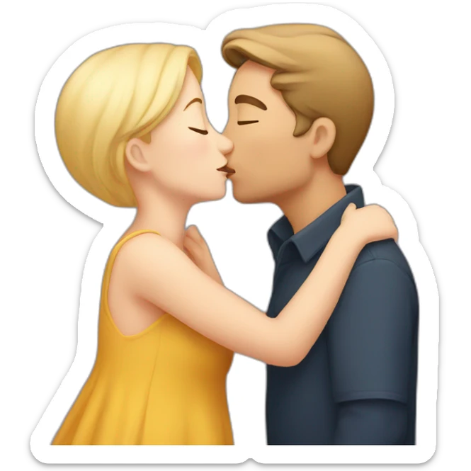 Kissing  sticker