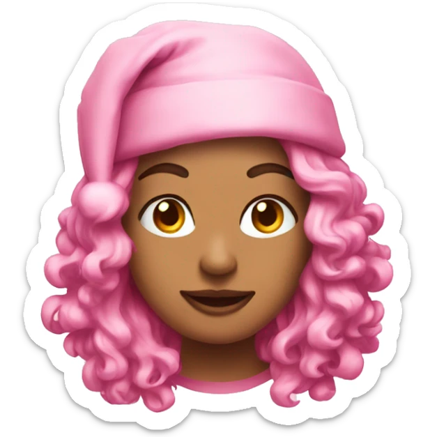 Pink Christmas  sticker