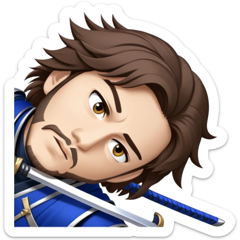 Steadfast Samurai sticker