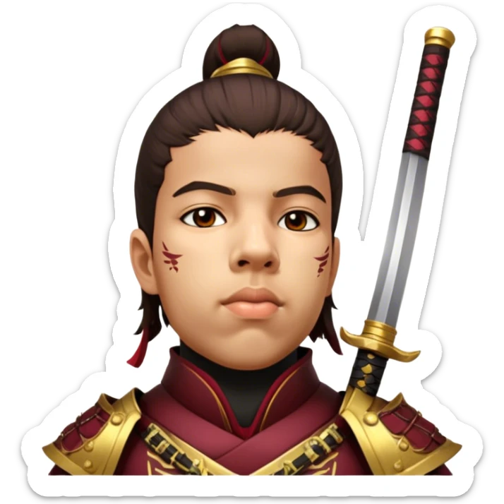 Samurai Leader sticker