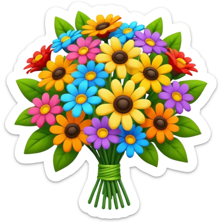 bouquet sticker
