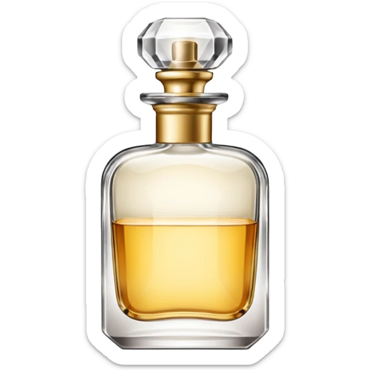 simple perfume sticker