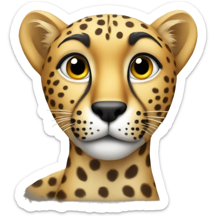 Cheetah sticker